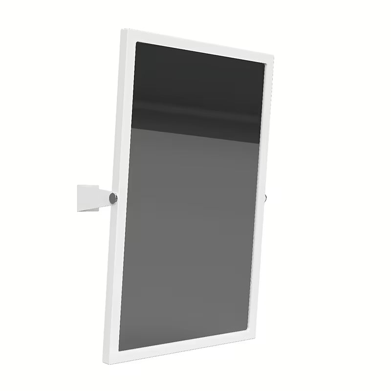 Sieninis atlenkiamas veidrodis Bemeta Help program 60x40 cm, baltos spalvos, kvadratinio dizaino