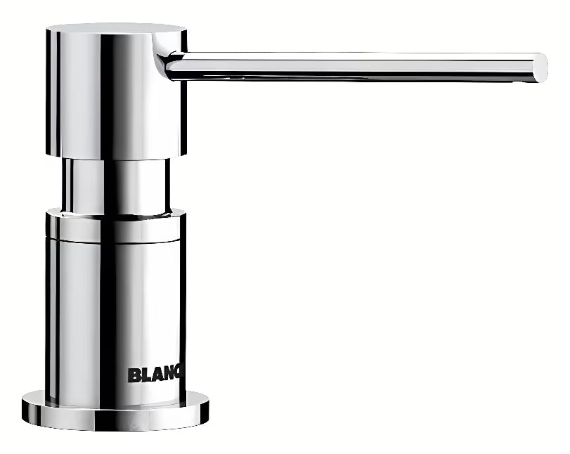 Chrominis indų ploviklio dozatorius Blanco Lato pro, montavimas į 35 mm angą