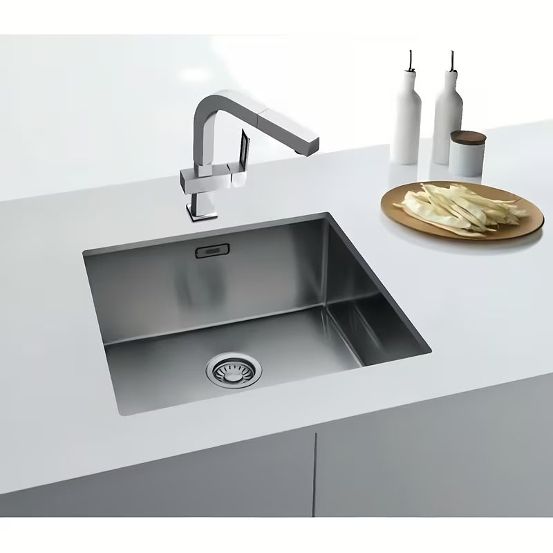 Nerūdijančio plieno virtuvinė vieno dubens plautuvė Franke Bxx 210/110-54 pro montavimas ant stalviršio