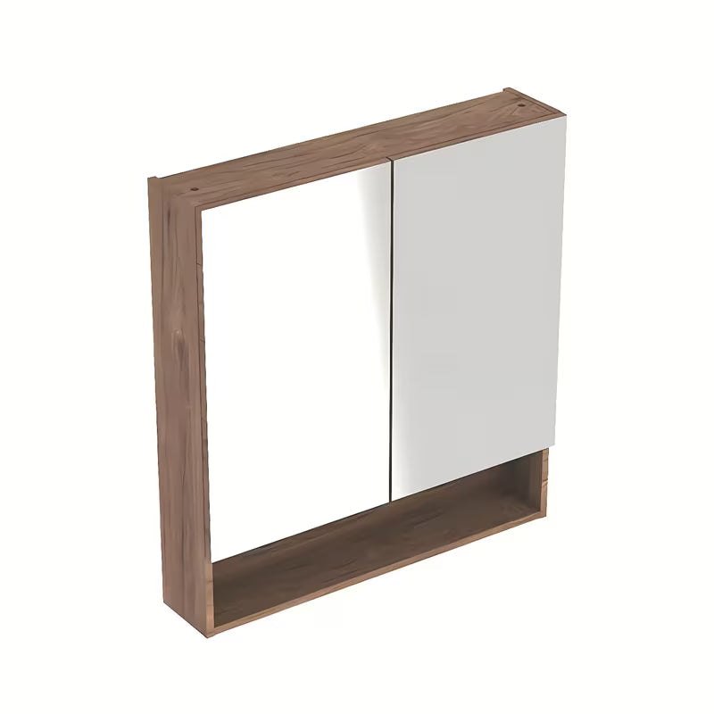 Veidrodinė spintelė Geberit Selnova 58,8x85 cm, riešuto dekoro hickory, su vidine lentyna