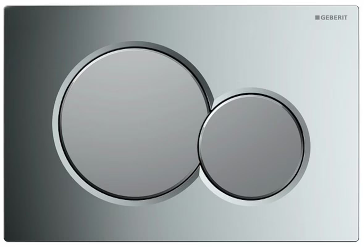 Geberit Sigma01 vandens nuleidimo mygtukas potinkiniai bakeliai Geberit Sigma, chromo blizgaus ir matinio paviršiaus