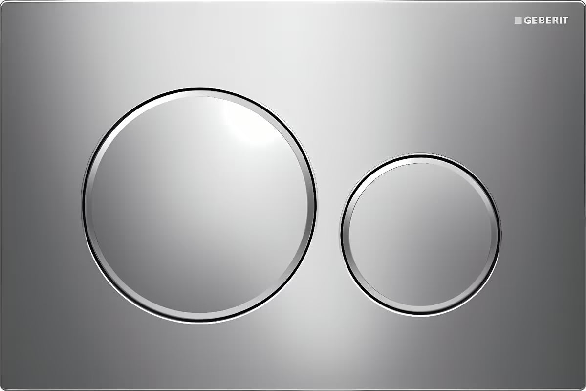 Vandens nuleidimo Mygtukas Geberit Sigma20, chrome apdaila, skirta pro potinkiniam bakeliui Sigma