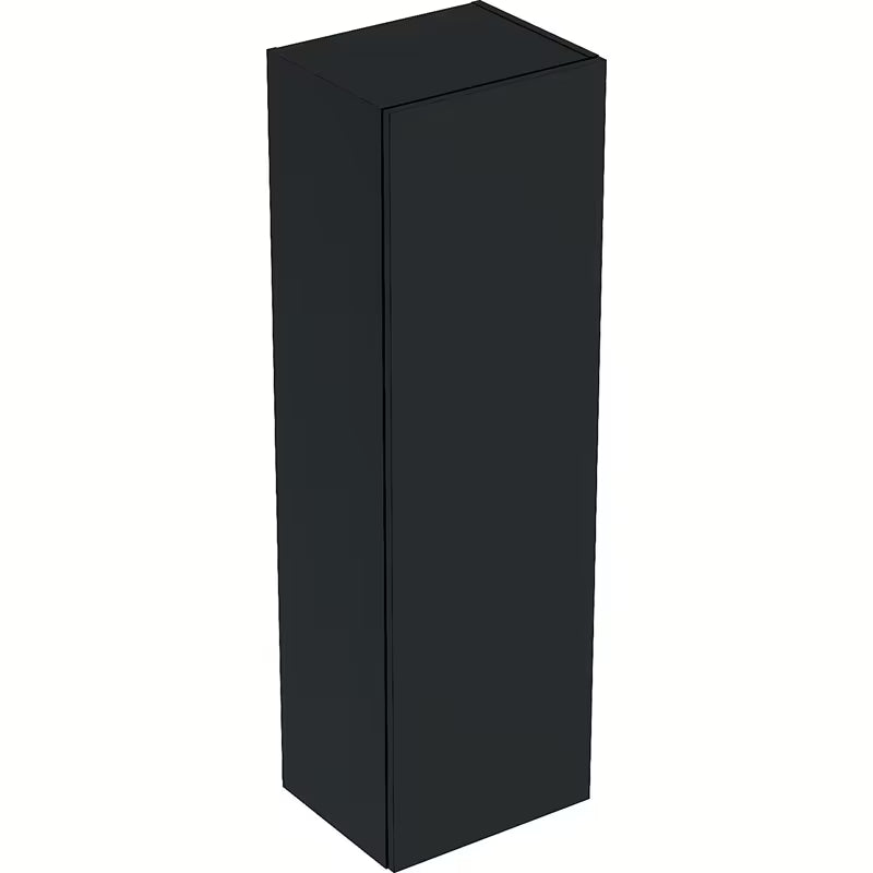 Geberit Smyle Square pakabinama aukšta vonios spintelė 36x118x30 cm, antracito lavos dekoro