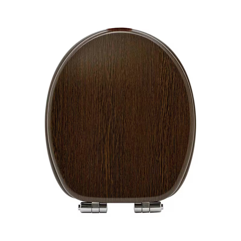 KLOZETO dangtis Glacera su dekoru wenge ir vyriais softclose bei Easy paslėptu tvirtinimu