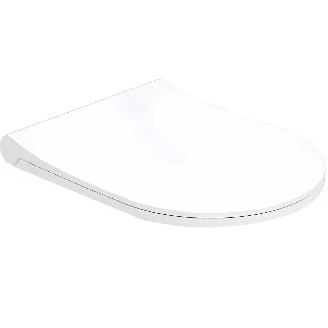 Baltas KLOZETO dangtis Glacera Ava su softclose funkcija ir paslėptu tvirtinimu