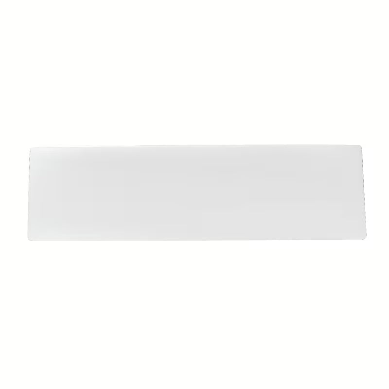 Baltas keraminis mažas praustuvas Glacera Bigio 50 x 25 cm su anga pro maišytuvui kairėje