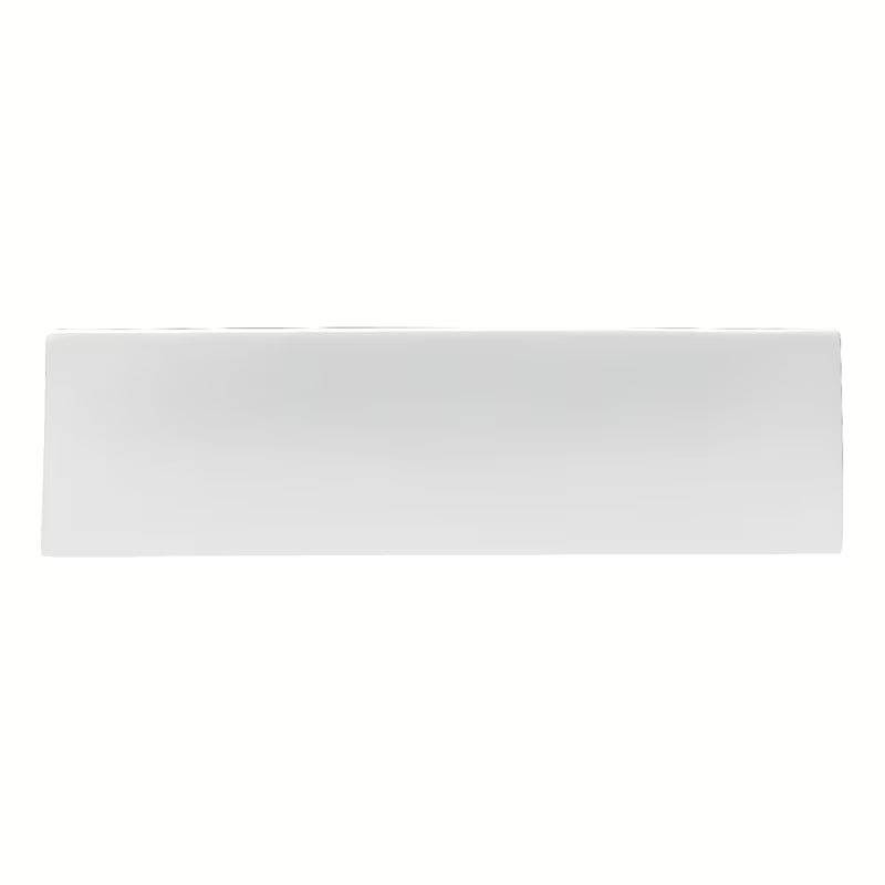 Baltas keraminis stačiakampis mažas praustuvas Glacera Bigio 50x25 cm su persipylimo anga ir anga pro maišytuvui