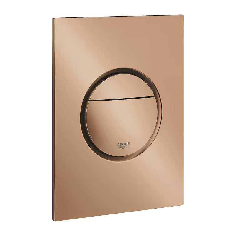Nuleidimo vandens nuleidimo mygtukas Grohe Nova Cosmopolitan S šlifuoto warm sunset pro potinkiniai bakeliai apdailos.