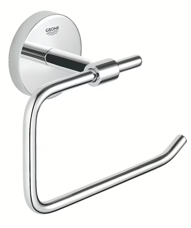Chromuotas tualetinio popieriaus laikiklis Grohe baucosmopolitan be dangtelio, su paslėptu tvirtinimu