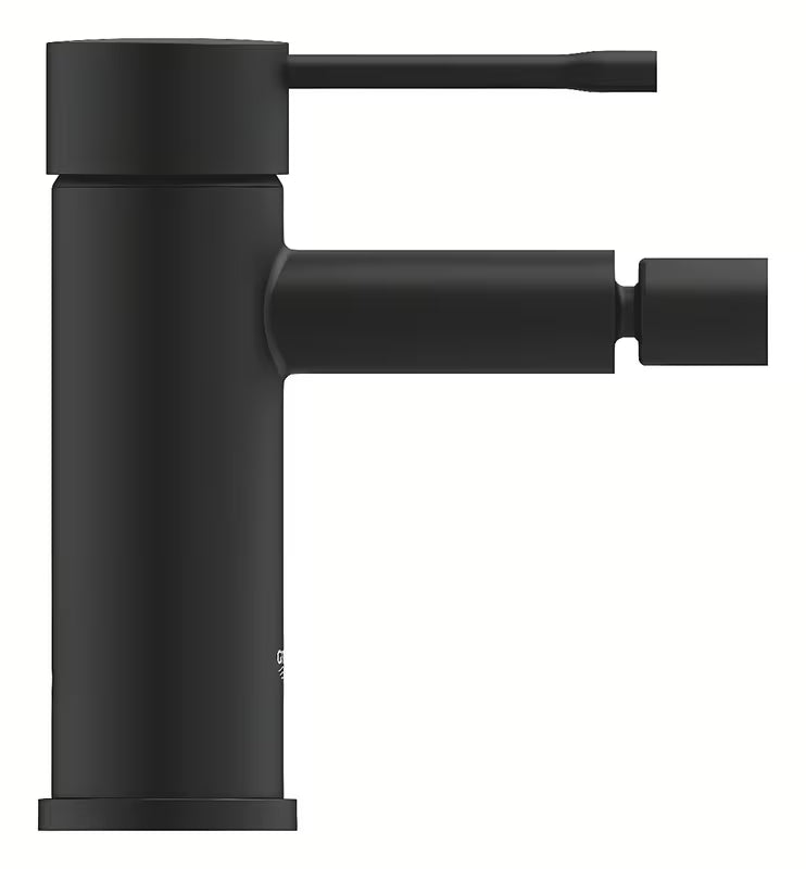 Bidė svirtinis maišytuvas Grohe Essence phantom black spalvos, su šarnyriniu aeratoriumi
