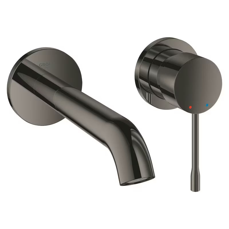 Potinkinė sieninė praustuvo maišytuvas Grohe Essence New Hard Graphite apdailos