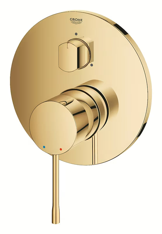 Potinkinė dušo maišytuvas Grohe Essence New, apdaila Cool Sunrise, su svirtimi ir 3 krypčių perjungikliu