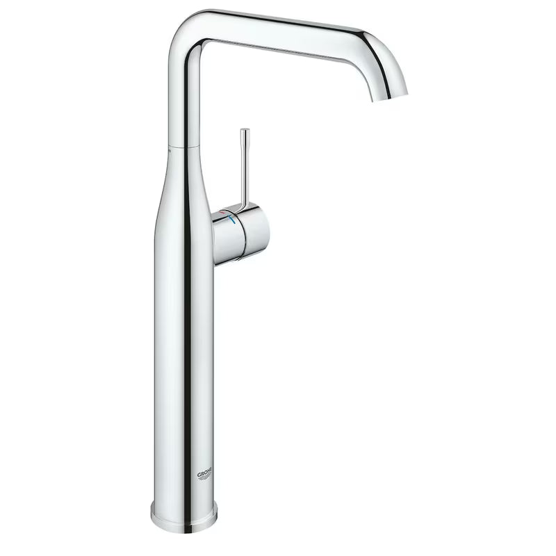 Grohe Essence New aukšta svirtinis praustuvo maišytuvas chromo spalvos pro laisvai pastatomi praustuvai