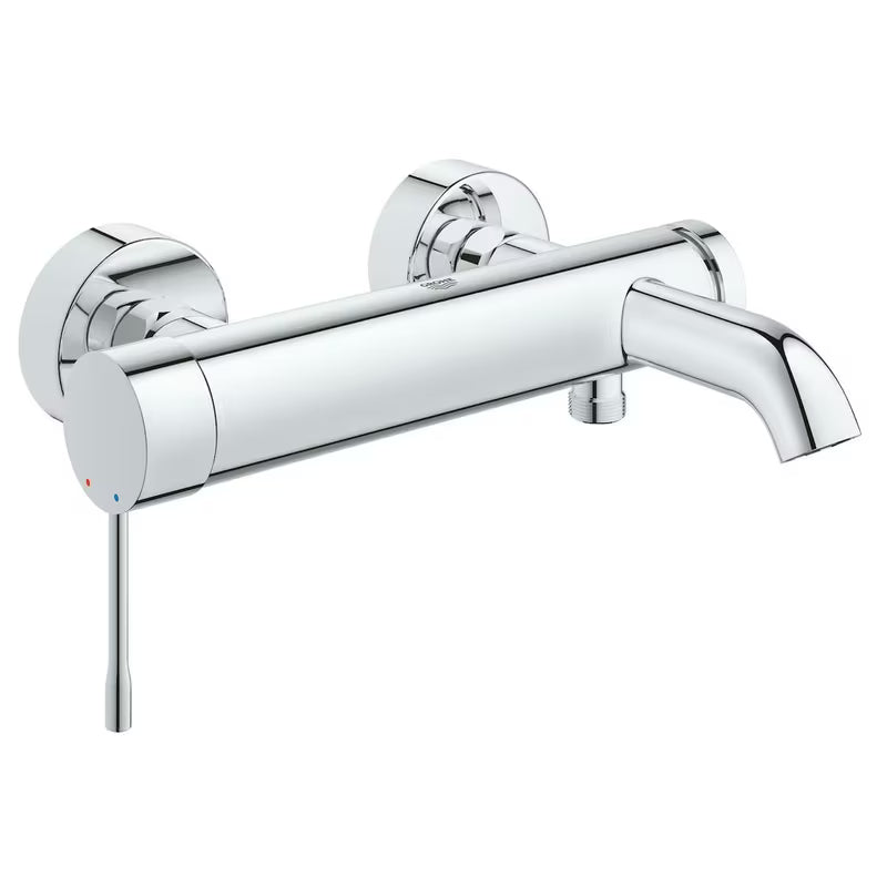 Sieninė svirtinis vonios maišytuvas Grohe Essence New, chromuotas, su automatiniu vonios / dušo perjungikliu