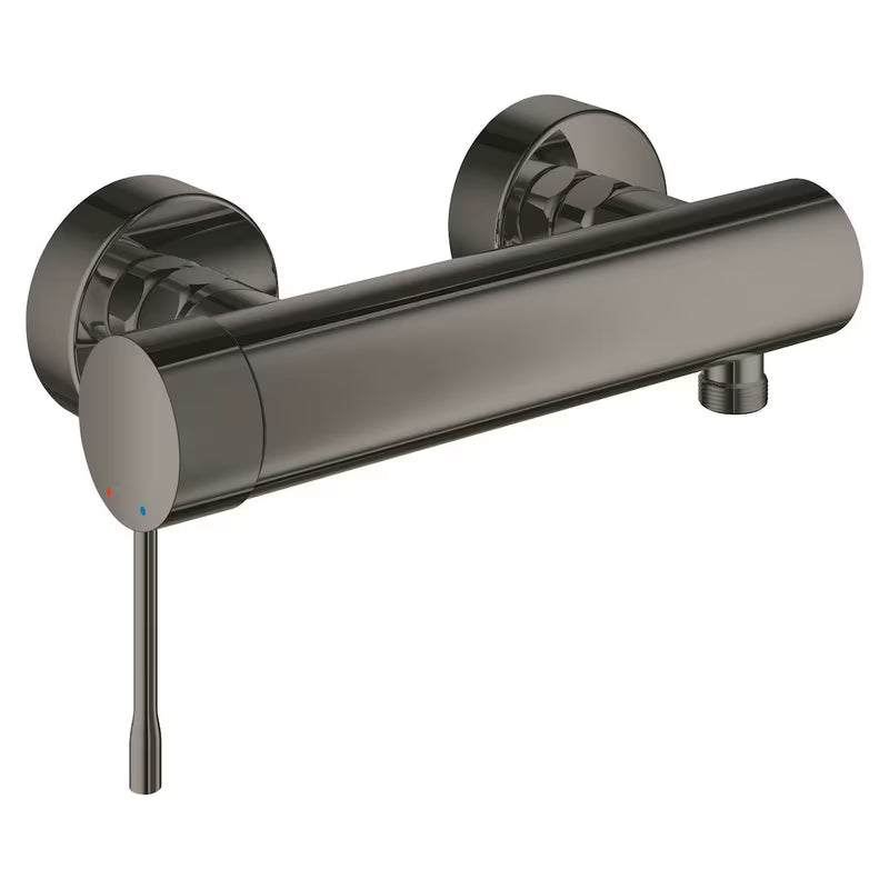 Svirtinis sieninė dušo maišytuvas Grohe Essence New, hard graphite spalvos