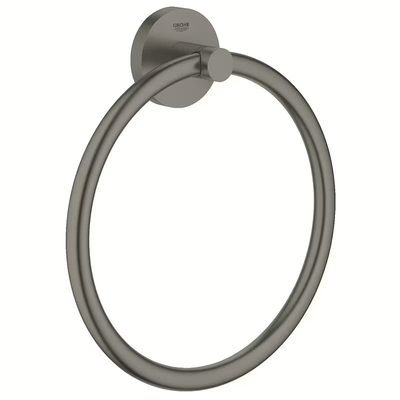 Rankšluosčio žiedas Grohe Essentials, Brushed Hard Graphite spalvos, su paslėptu tvirtinimu