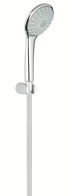 Vonios dušo komplektas Grohe Euphoria 110 Mono, chromo spalvos, su 11 cm rankiniu dušeliu, 1250 mm žarna ir laikikliu