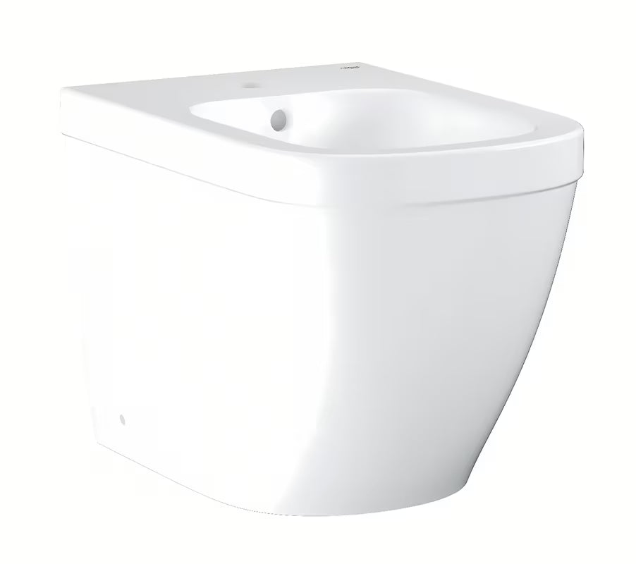 Stovintis bidė Grohe Euro Ceramic baltos Alpine White, su persipylimu ir anga pro maišytuvui