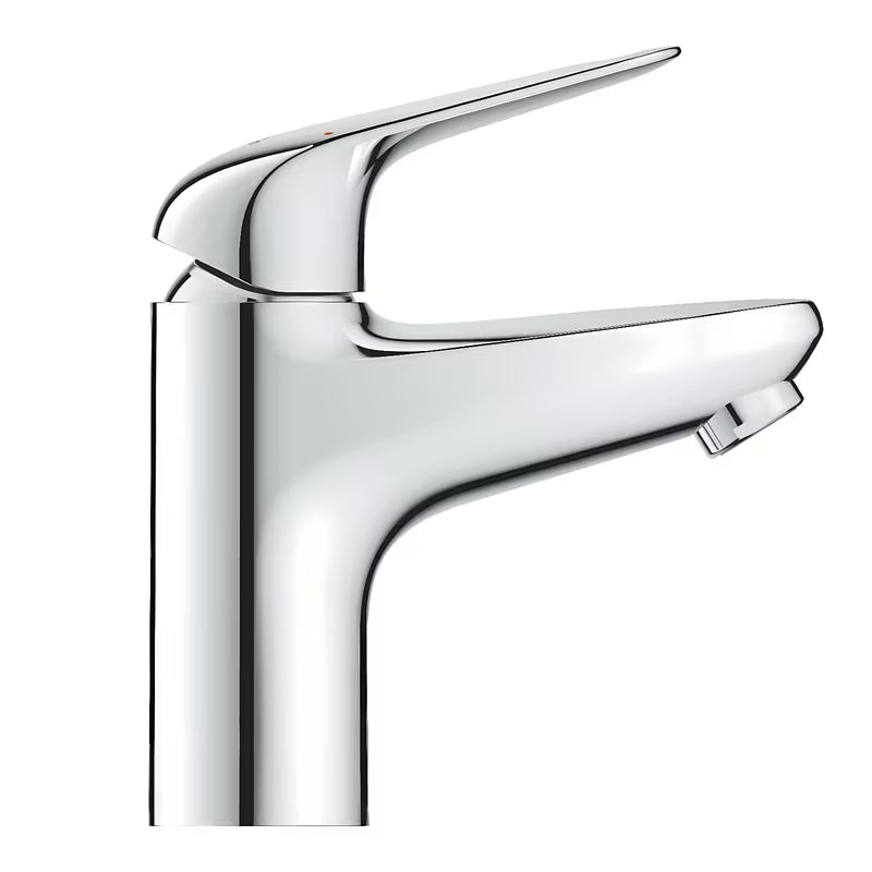 Chromuotas svirtinis praustuvo maišytuvas Grohe Euroeco su taupia Grohe Water Saving technologija