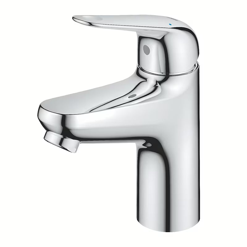 Chromuotas svirtinis praustuvo maišytuvas Grohe Euroeco su taupia Grohe Water Saving technologija