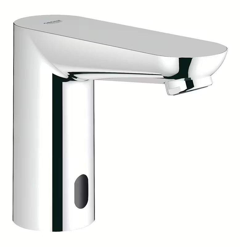 Chromuota sensorinė praustuvo maišytuvas Grohe Euroeco su infraraudonųjų spindulių jutikliu