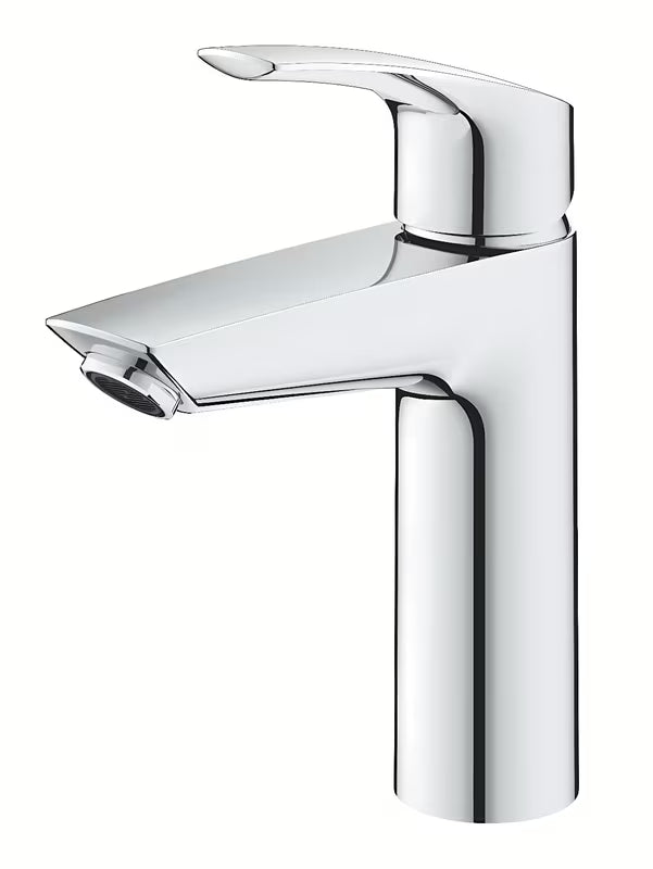Chromo spalvos svirtinis stovintis praustuvo maišytuvas Grohe Eurosmart New be praustuvo dugno vožtuvas