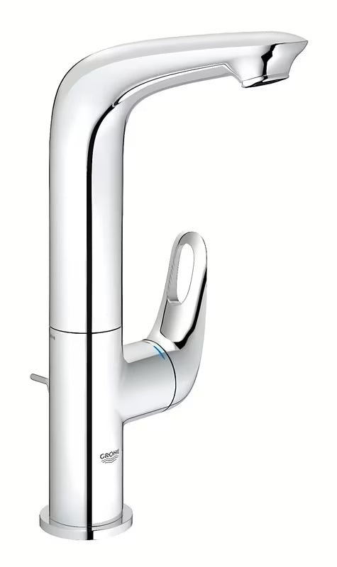 Grohe Eurostyle New aukšta svirtinis stovintis praustuvo maišytuvas su praustuvo dugno vožtuvas chromo spalvos