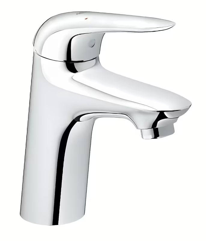 Svirtinis praustuvo maišytuvas Grohe Eurostyle New chromo spalvos su metaline rankenėle