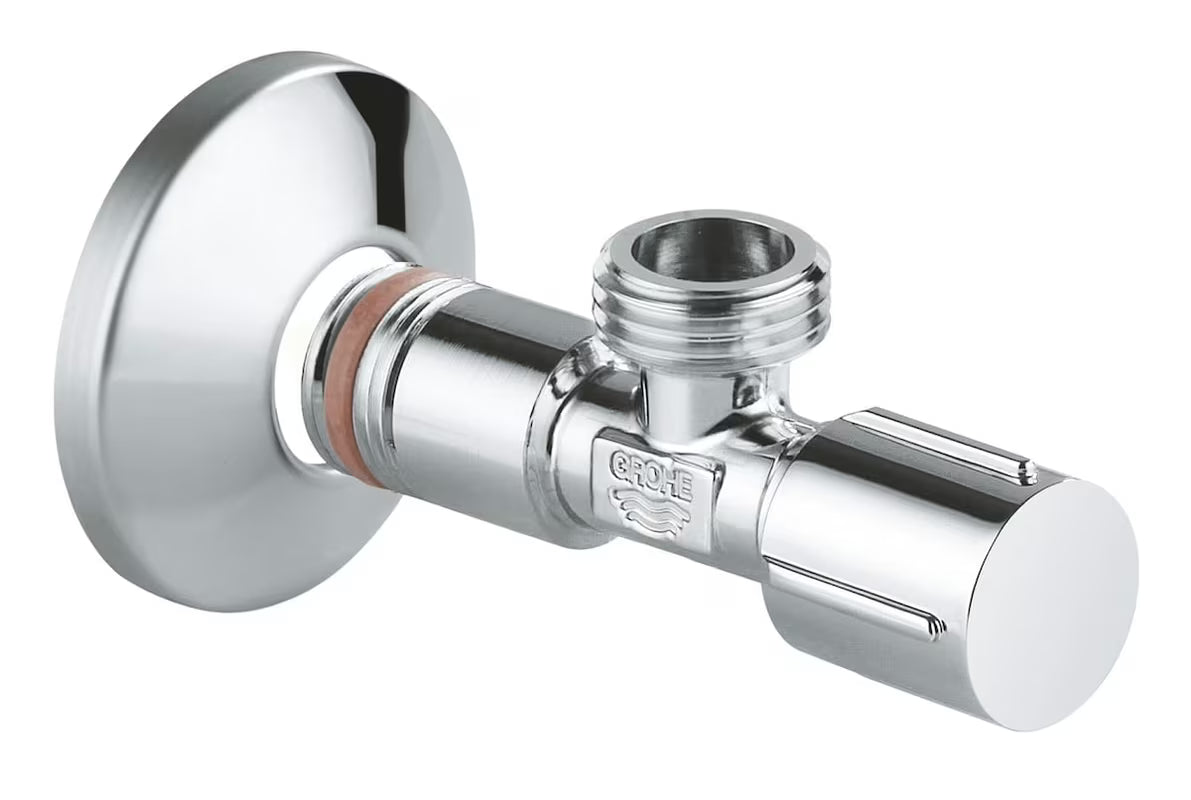 Kampinis ventilis Grohe Universal su metaline rankenėle ir rozete, DN 15