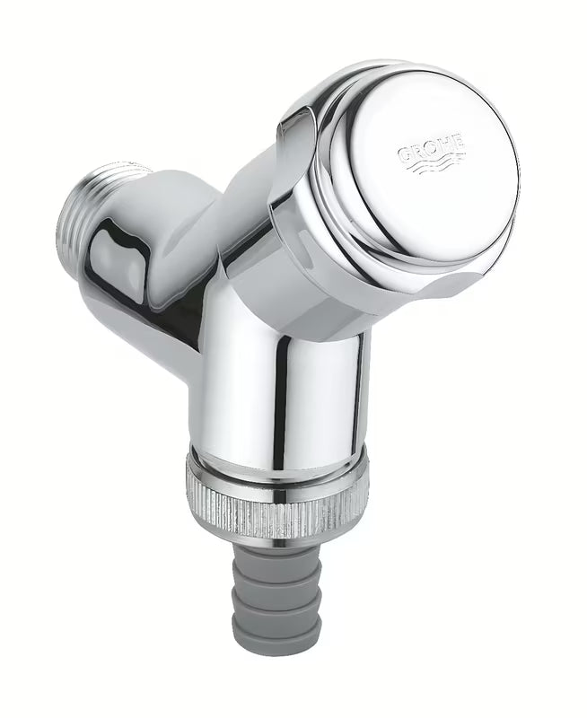 Kampinis ventilis Grohe pro montuojamas ant sienos, su tepimo kamera 1/2 ir Grohe StarLight paviršiumi