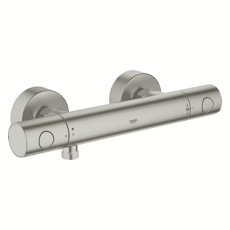 Termostatinė sieninė dušo maišytuvas Grohe Grohtherm 1000 Cosmopolitan, supersteel apdailos