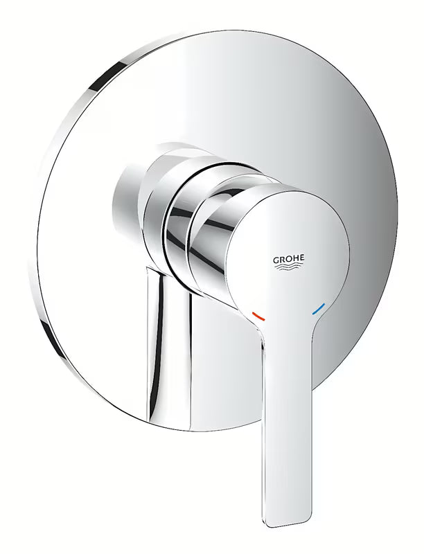 Grohe Lineare svirtinis potinkinė dušo maišytuvas chromo apdaila be potinkinio korpuso