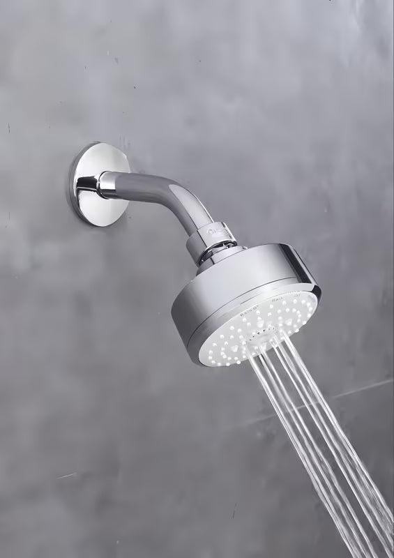 Chromuota viršutinis dušas Grohe New Tempesta Cosmopolitan su keturiomis srovėmis ir taupiu vandens srautu