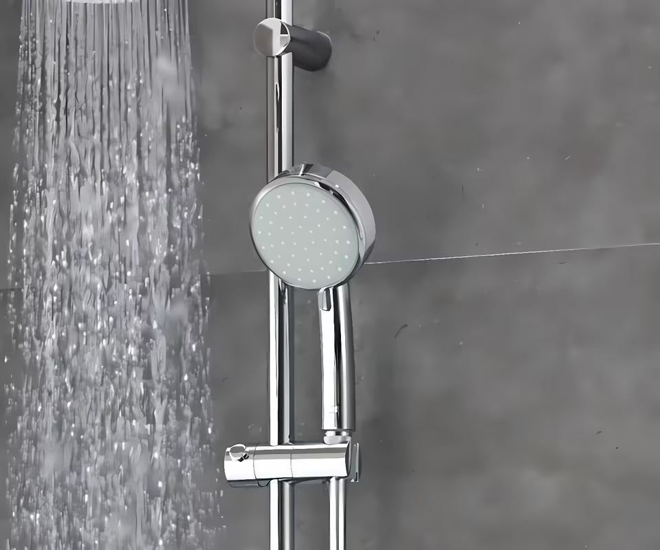 Dušo sistema Grohe New Tempesta Cosmopolitan 160 su termostatiniu maišytuvu chromo spalvos