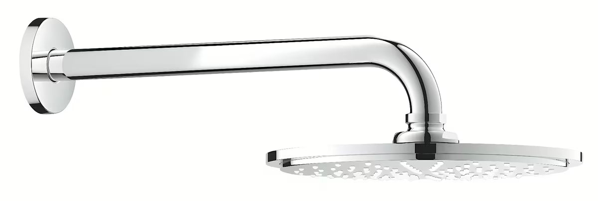 Grohe Rainshower Cosmopolitan Metal viršutinis dušas su dušo laikikliu, chromo spalvos, Rain srovė
