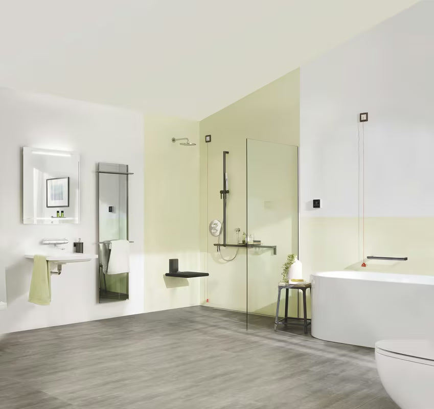 Grohe Rainshower Cosmopolitan Metal viršutinis dušas su dušo laikikliu, chromo spalvos