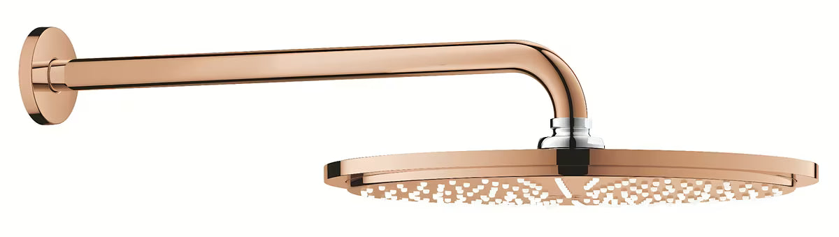 Grohe Rainshower Cosmopolitan 310 viršutinis dušas su 380 mm laikikliu, apdaila warm sunset