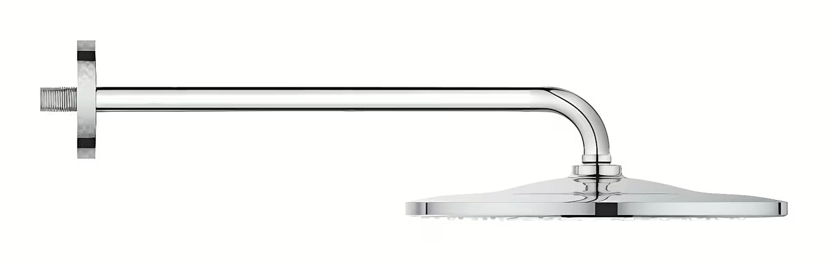 Chromuota viršutinis dušas Grohe Rainshower 310 Mono su sieniniu dušo laikikliu