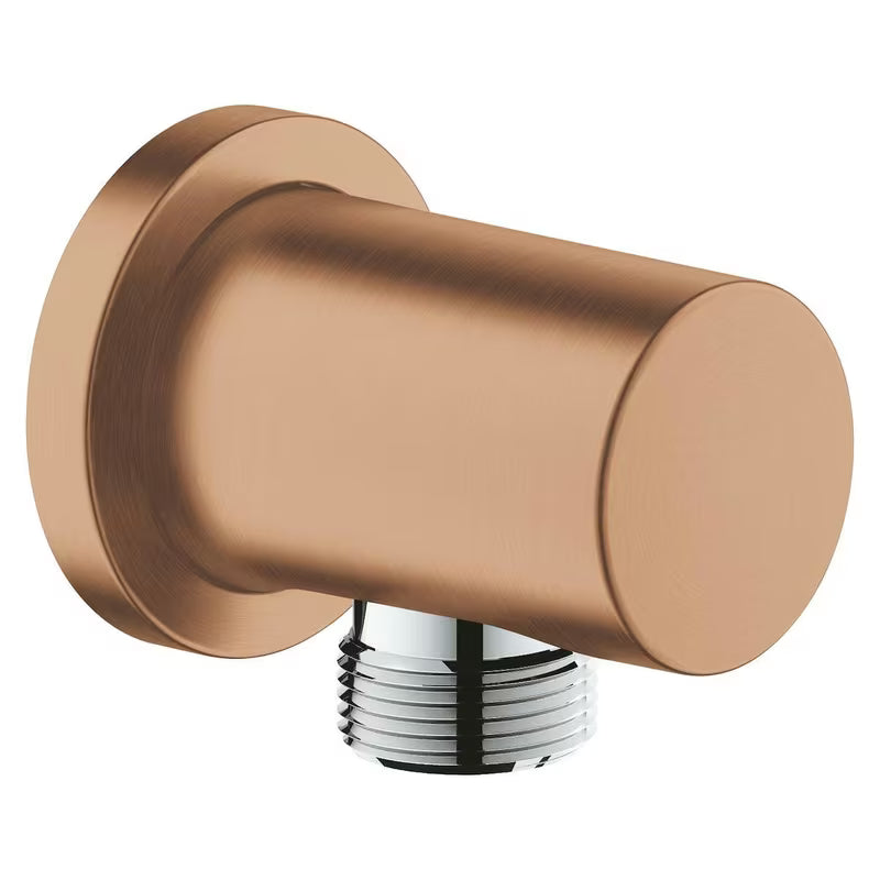 Išvadas potinkinis Grohe Rainshower neutral su apvalia rozete, Brushed Warm Sunset paviršiaus.