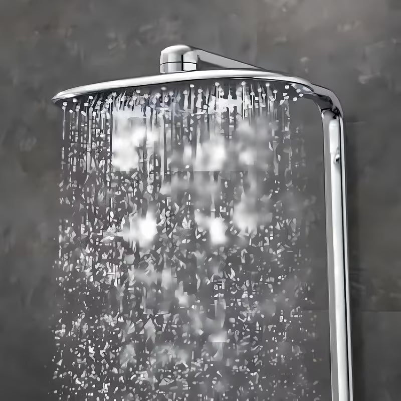 Grohe Rainshower smartcontrol dušo sistema su termostatiniu maišytuvu chromo spalvos, su 360 mm viršutiniu dušu ir rankiniu dušeliu
