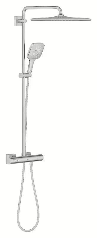 Grohe Rainshower System dušo sistema su termostatiniu maišytuvu, apdaila supersteel