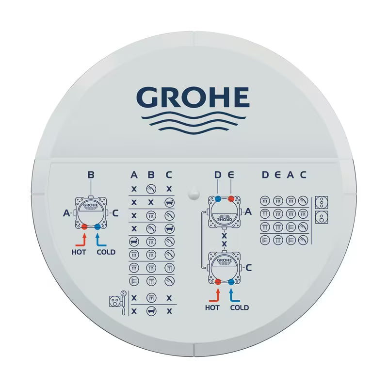 Grohe Rapido Smartbox universalus potinkinis korpusas DN 15 pro montuoti į sieną