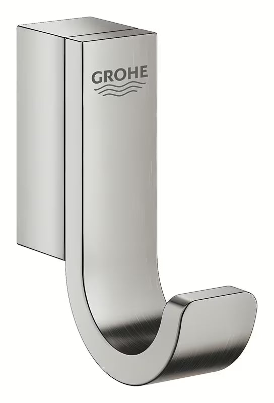 Kabliukas chalatui Grohe Selection, supersteel apdailos, su paslėptu tvirtinimu