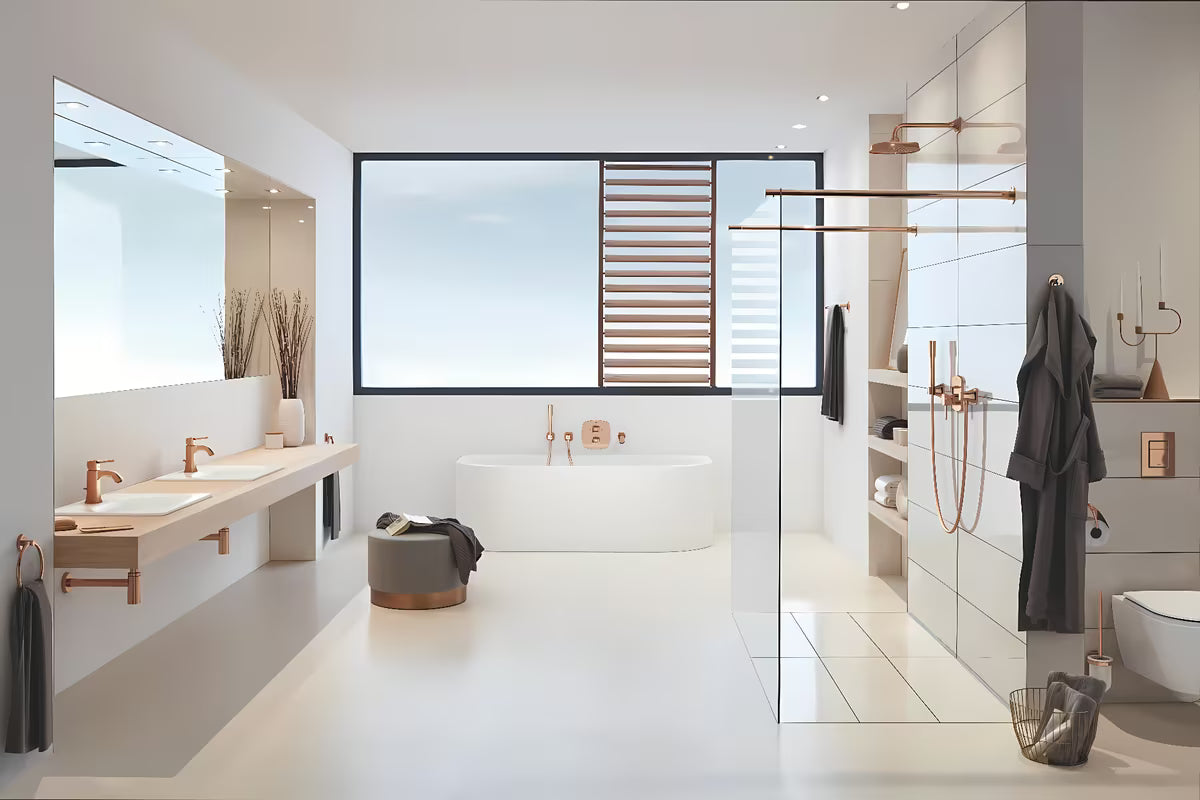 Dušo žarna Grohe Silverflex 1750 mm, Warm Sunset apdaila, su TwistFree nuo susisukimo.