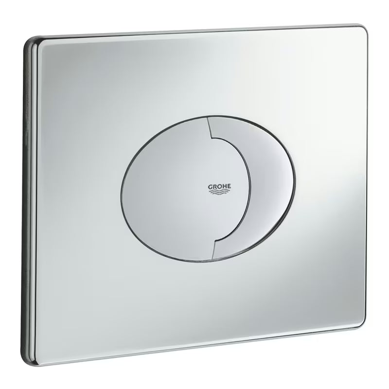 Chromuotas vandens nuleidimo mygtukas Grohe Skate Air pro potinkiniam bakeliui su dvigubu nuleidimu ir start/stop funkcija