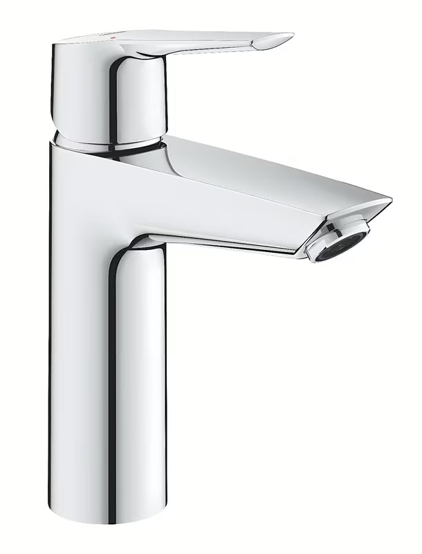 Chromuotas svirtinis praustuvo maišytuvas Grohe Start su click-clack su aukštesniu snapu