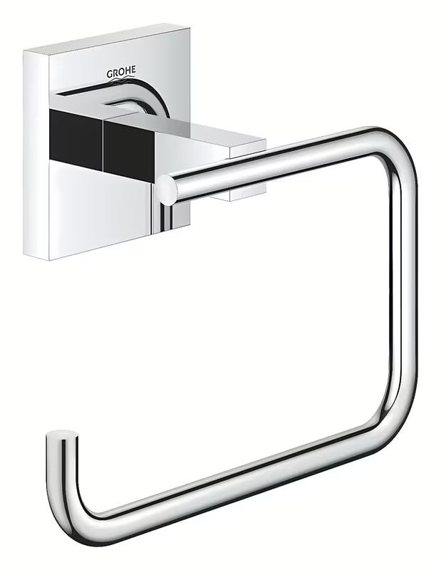 Grohe Start Cube Accessories chromo spalvos tualetinio popieriaus laikiklis be dangtelio, su paslėptu tvirtinimu
