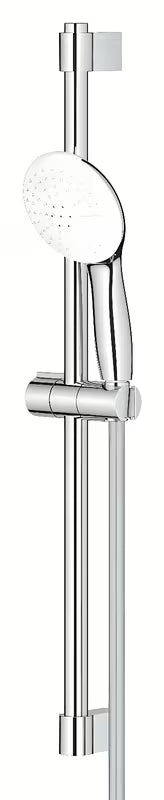 Chromo spalvos dušo komplektas Grohe Tempesta su rankiniu dušu, dušo stovu ir žarna