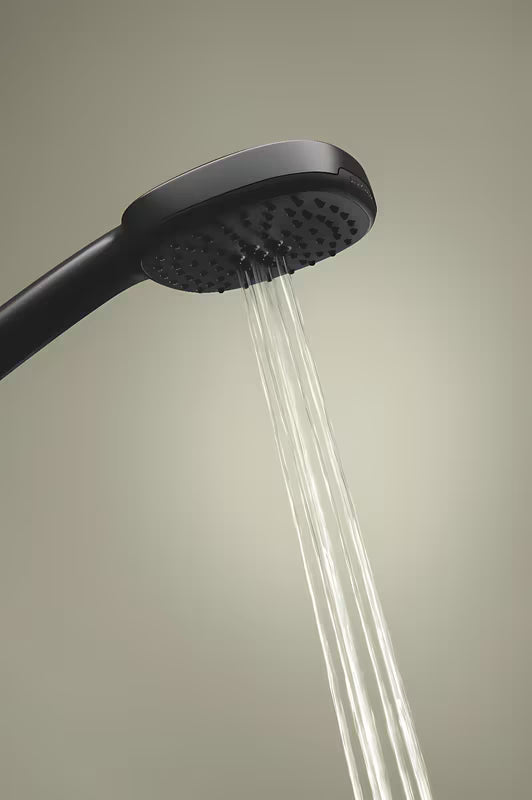 Rankinis dušas Grohe Tempesta Cube 110, matinės juodos spalvos, su dviem srovėmis Rain ir Jet