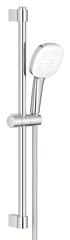 Chromuota dušo komplektas Grohe Tempesta Cube su rankiniu dušeliu, dušo stovu ir žarna